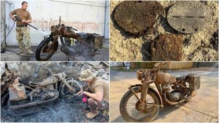 Cine au fost, de fapt, soldații germani de sub motocicleta din Dunăre? Plăcuțele de identificare oferă primele indicii care dau fiori