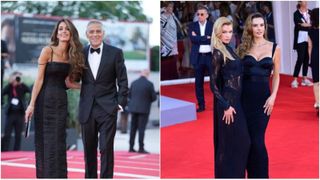 Cele mai elegante apariții pe covorul roșu la Festivalul de Film de la Veneția. Amal Clooney și Alessandra Ambrosio au pariat pe negru