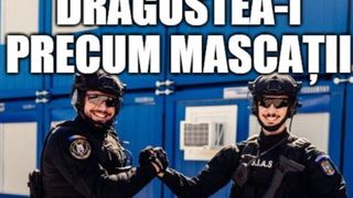 Ministerul de Interne, mesaj de Ziua &Icirc;ndrăgostiților: "Dragostea-i precum mascații. Te-ai lipsi, dar ea tot vine". Reacțiile n-au fost cele așteptate: "Penibili"