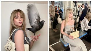 Ea e t&acirc;năra devenită virală pe TikTok după ce a &icirc;nceput să poarte un porumbel &icirc;n geantă: &bdquo;L-am domesticit, &icirc;l duc la toaletă!&rdquo;