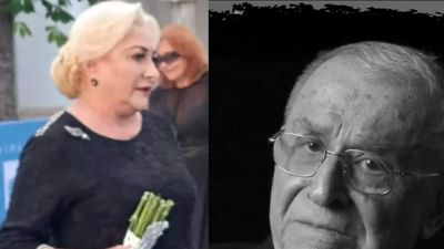 Cum a apărut Viorica Dăncilă la priveghiul lui Ion Iliescu? Toate privirile s-au întors către ea