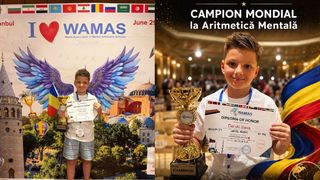 Daniel, elevul de 9 ani din Focșani, campion mondial la aritmetică mentală: a rezolvat 100 de calcule &icirc;n 3 minute