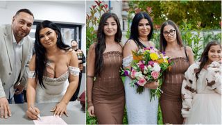 Primele imagini de la cununia Ramonei de la Clejani! Fiica renegată a lui Ioniță de la Clejani s-a măritat într-o rochie de infarct