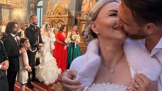 Nuntă princiară la Palatul Știrbey! Marius Moga a fost nașul baronesei Nicoleta Scarlat și al lordului Răzvan Vasile de Brattleby! „Am plâns de am rupt!”