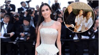 Demi Moore, imagini de colecție cu Bruce Willis și fiicele lor. Omagiul adus fostului ei soț