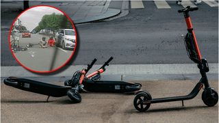 Val de reacții după imaginile șocante din Craiova, în care doi tineri cad de pe trotinetele electrice. „Ce reflex sa aibă omul ăla! Jos pălăria”