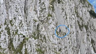 Fără hamuri, fără coardă, fără minte: Patru turiști au vrut să scurteze traseul pe Piatra Craiului și au ajuns at&acirc;rnați pe un perete de st&acirc;ncă