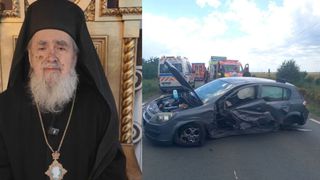 Arhiepiscopul Timotei al Aradului a fost transportat de urgență la spital după ce a fost implicat &icirc;ntr-un eveniment rutier pe DJ 709