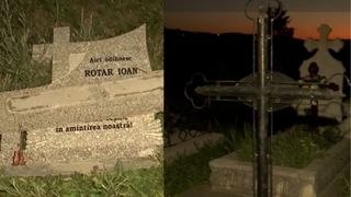Incident șocant &icirc;ntr-un cimitir din Cluj. Un copil de 12 ani și-a pierdut viața după ce o cruce de beton s-a prăbușit peste el