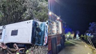 ALERTĂ! S-a activat Planul Roșu după ce un autocar cu peste 100 de pasageri s-a răsturnat &icirc;ntr-o prăpastie, &icirc;n Spania