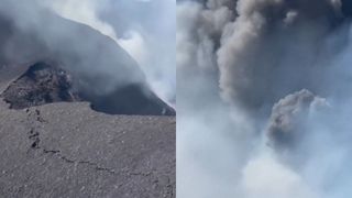 Alertă roșie, după ce vulcanul Etna a eliberat un nor de cenușă la 4 kilometri altitudine! Mai multe zboruri au fost suspendate