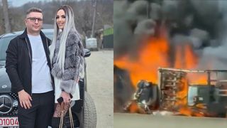 Ionuț și Mădălina, doi soți de 34 și 26 de ani, au sf&acirc;rșit carbonizați după ce s-au izbit cu TIR-ul de un camion