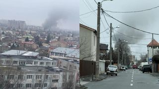 Foc puternic &icirc;n Rahova! Este vorba de mai multe case. Pompierii au &icirc;nceput evacuarea