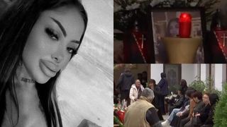 Imaginile durerii de la &icirc;nmorm&acirc;ntarea Valentinei. Familia și apropiații &icirc;și iau rămas bun pentru totodeauna de la t&acirc;năra de 28 de ani