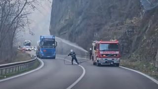 Pericol pe Valea Oltului, din cauza unor scurgeri de gaze dintr-o cisternă. A fost emis un mesaj Ro-Alert