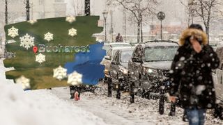 &bdquo;Iarna secolului&rdquo; ajunge și &icirc;n București! Urmează o perioadă cu ninsori abundente și ger năprasnic