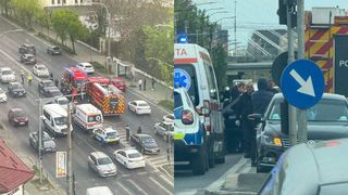 Un bărbat de 47 de ani și-a pierdut viața după ce a suferit un infarct la volan, &icirc;n București. A intrat cu mașina &icirc;ntr-o șoferiță de 32 de ani