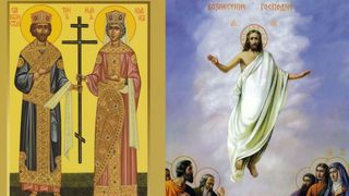 E sărbătoare dubla azi: Creștinii ortodocși &icirc;i sărbătoresc pe Sfinții &Icirc;mpărați Constantin și Elena, dar și &Icirc;nălțarea Domnului. Este ultima zi &icirc;n care se măn&acirc;ncă ouă roșii