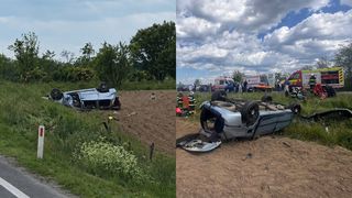 Un copil de doi ani și-a pierdut viața după ce mașina &icirc;n care se afla s-a răsturnat &icirc;n afara șoselei, &icirc;n județul Brașov. O femeie a fost resuscitată ca prin minune