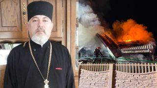 VIDEO El este preotul care a sf&acirc;rșit carbonizat &icirc;n locuința sa din Onești. Momentul &icirc;n care casa lui este cuprinsă de foc