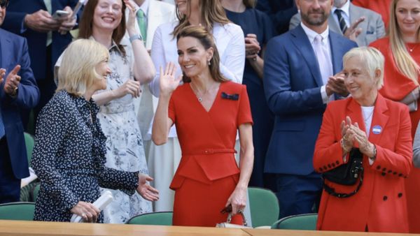 Cum a reacționat Simona Halep c&acirc;nd a văzut-o pe Kate Middleton la Wimbledon. Campioana a stat &icirc;n loja regală alături de noul său partener