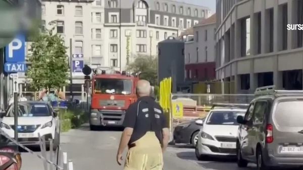 VIDEO Tragedie &icirc;n centrul Bruxelles-ului: Incendiu devastator &icirc;n turnul OXY face victime multiple