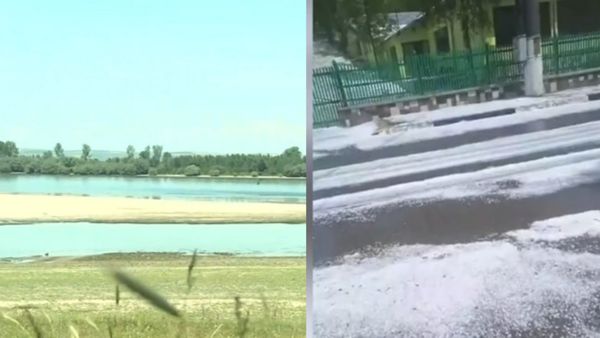 VIDEO Rom&acirc;nia se confruntă cu fenomene meteo extreme: Dunărea scade alarmant, iar ploile torențiale provoacă haos &icirc;n mai multe regiuni